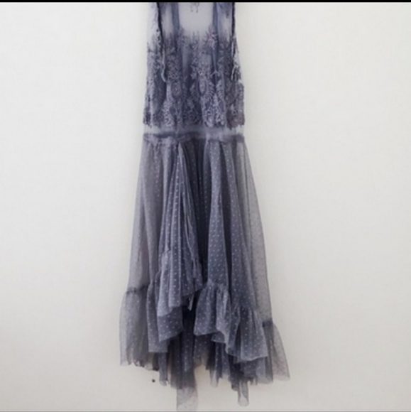 ISO!!! Free People Millicent Slip Grey/Dusty Lavender - Picture 6 of 6